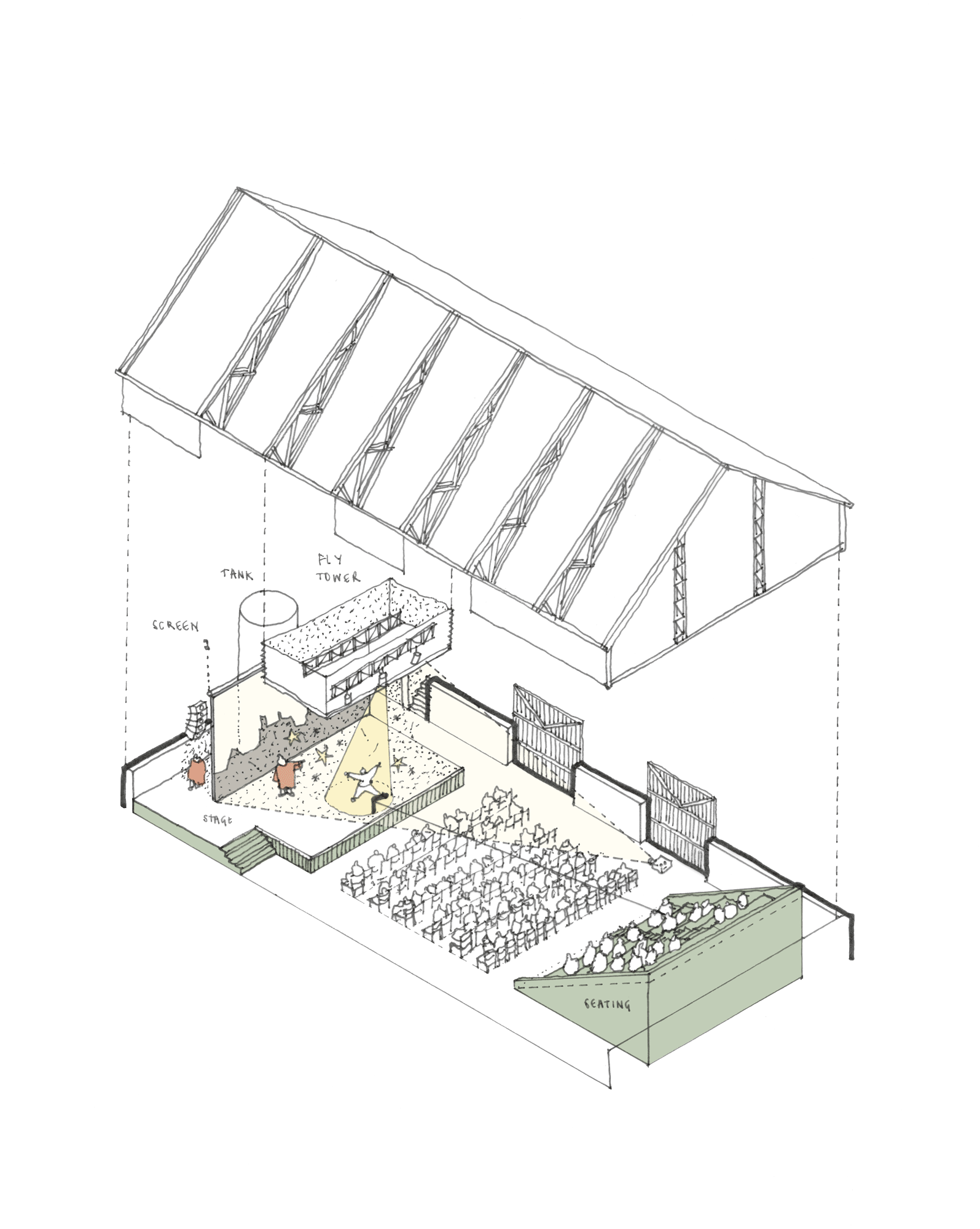 DK-2503-LRCW-Lille-Restrup_Theatre-Isonometric-C