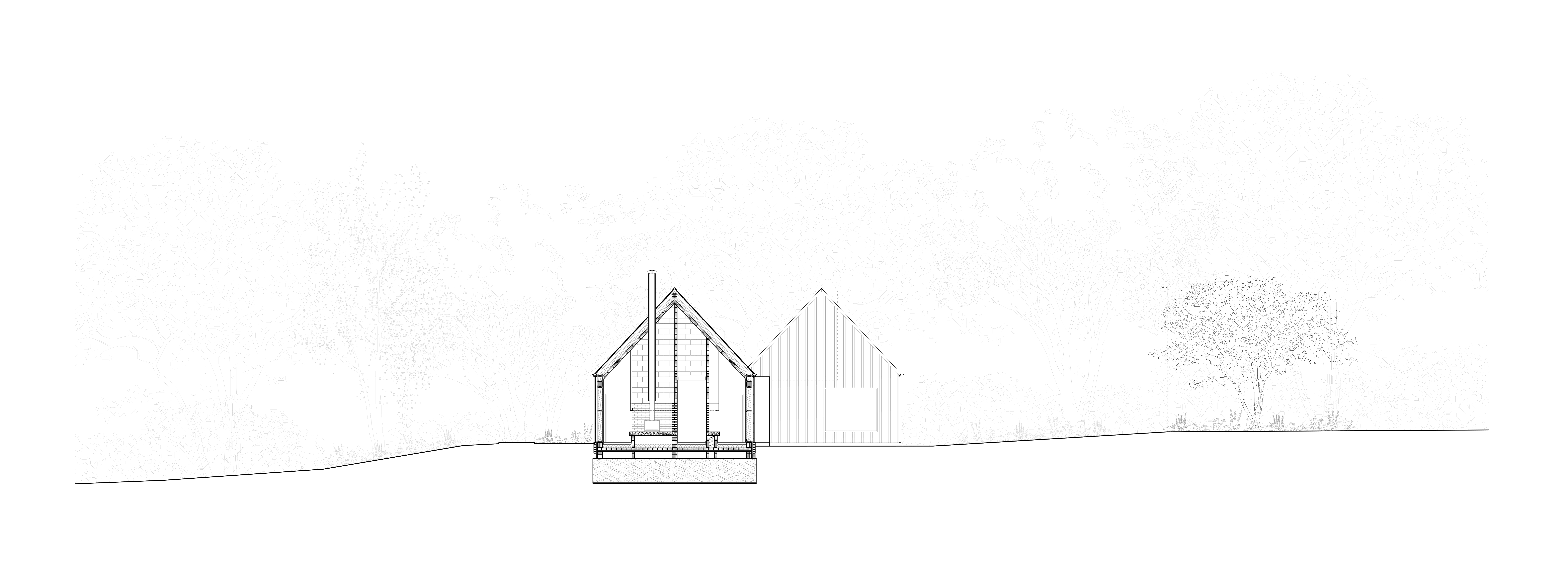 UK 1921 BLZC_House in a Clearing_Proposed Sections