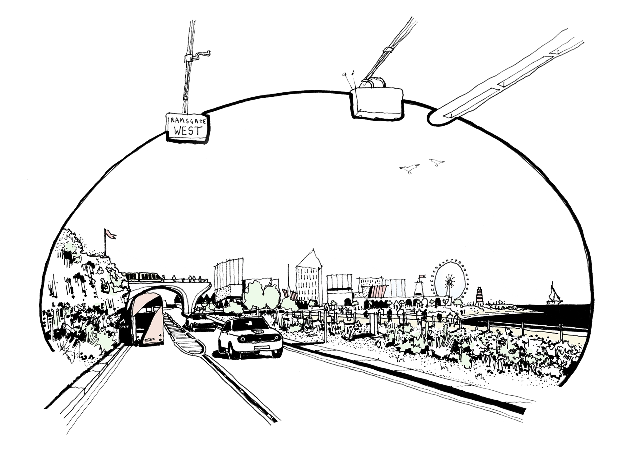 UK 1707 RHRC RH_Sketch Tunnel Perspective